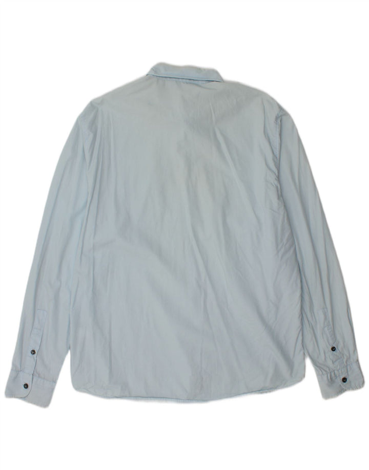 Moschino Chemise Homme XL Bleu Coton