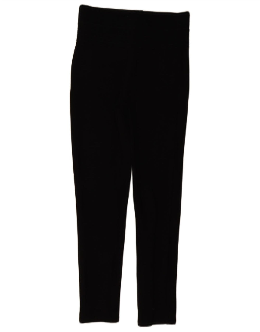 Zara Femme Legging Taille Haute Polyester Noir Moyen
