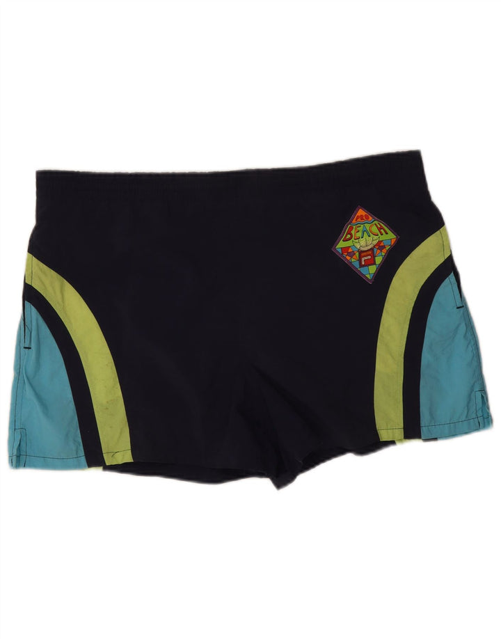 Fila Short de Bain Homme IT 50 Medium Bleu Marine Colourblock