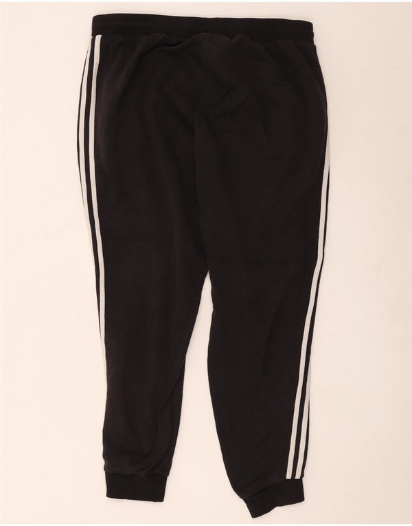 Adidas Pantalon de survêtement pour femme Joggers UK 18 XL Noir Coton