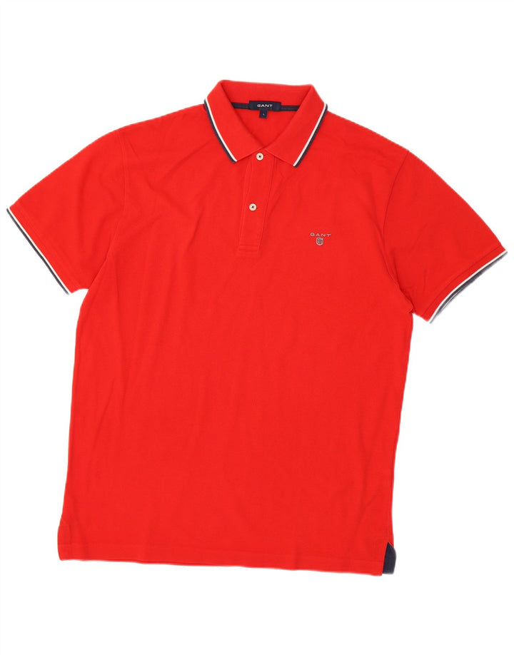 Gant Polo Homme Grand Rouge Coton