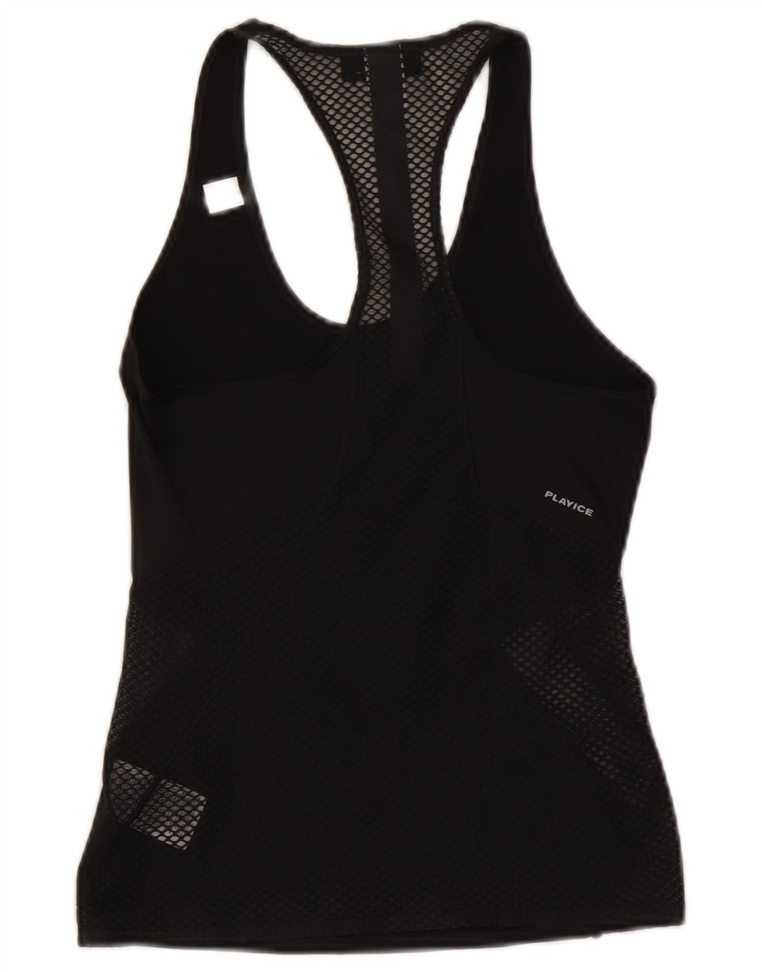 REEBOK Débardeur Femme UK 4 XS Noir Polyester