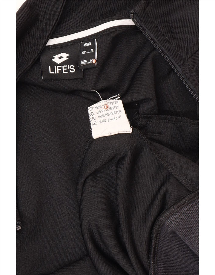 LOTTO Veste de survêtement Life's Graphic Homme Noir Moyen Polyester