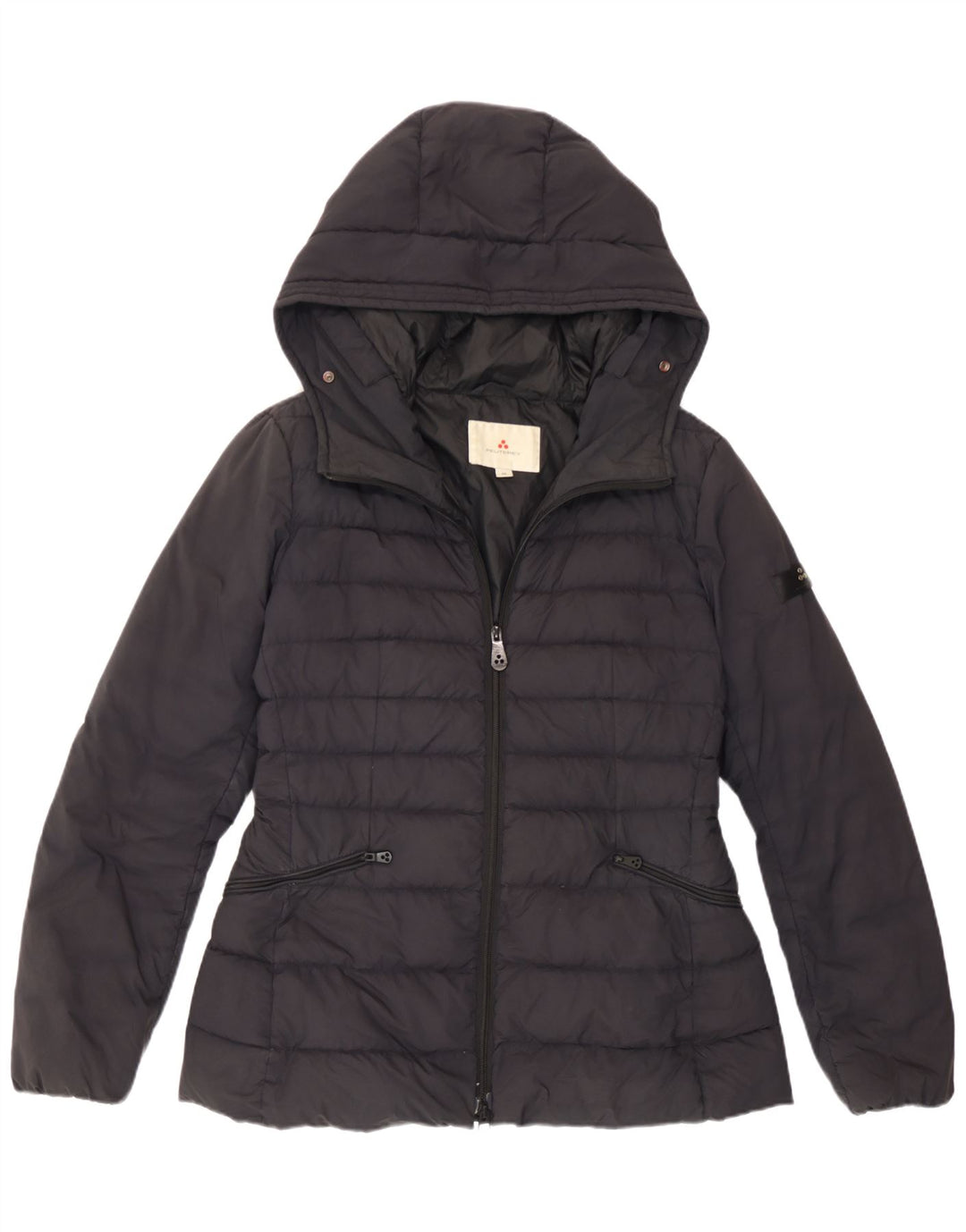 PEUTEREY Veste matelassée à capuche IT 46 Large Noir Polyamide