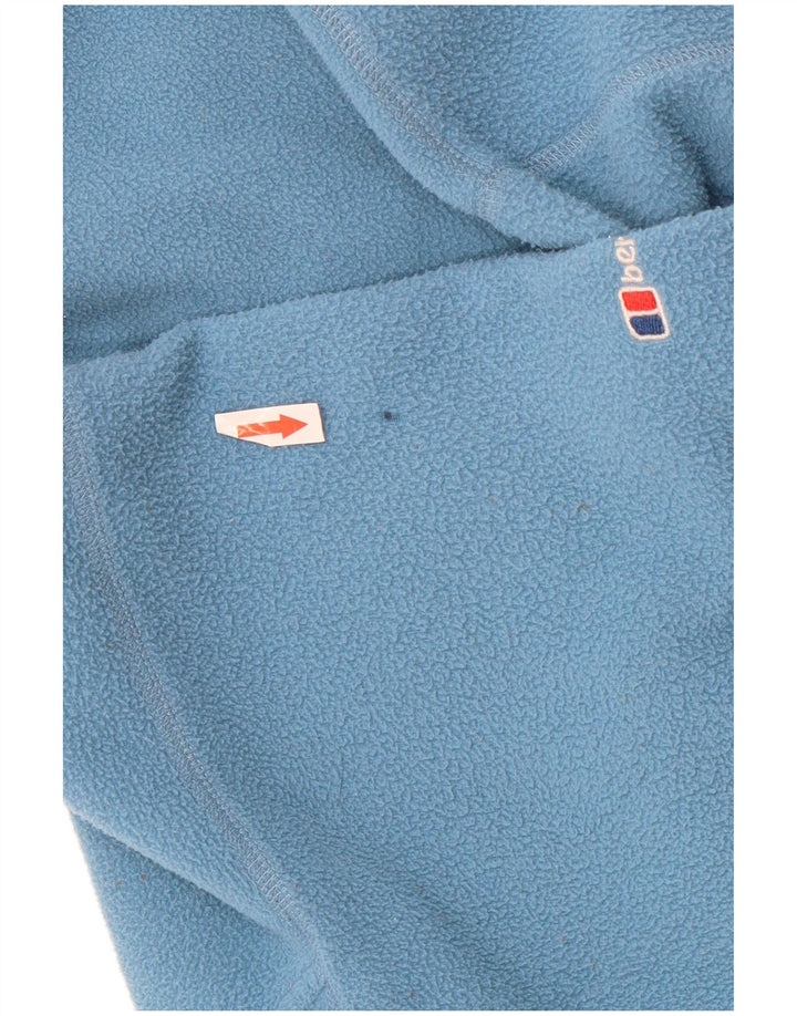 Berghaus Veste polaire surdimensionnée pour femme UK 8 Small Bleu Polyester