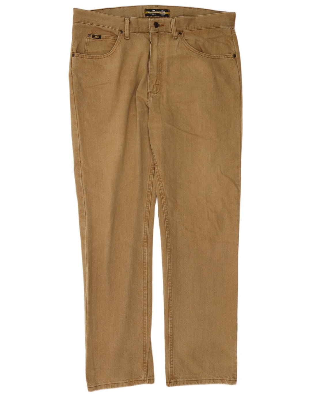 Lee Jean droit coupe régulière pour homme W38 L32 marron coton