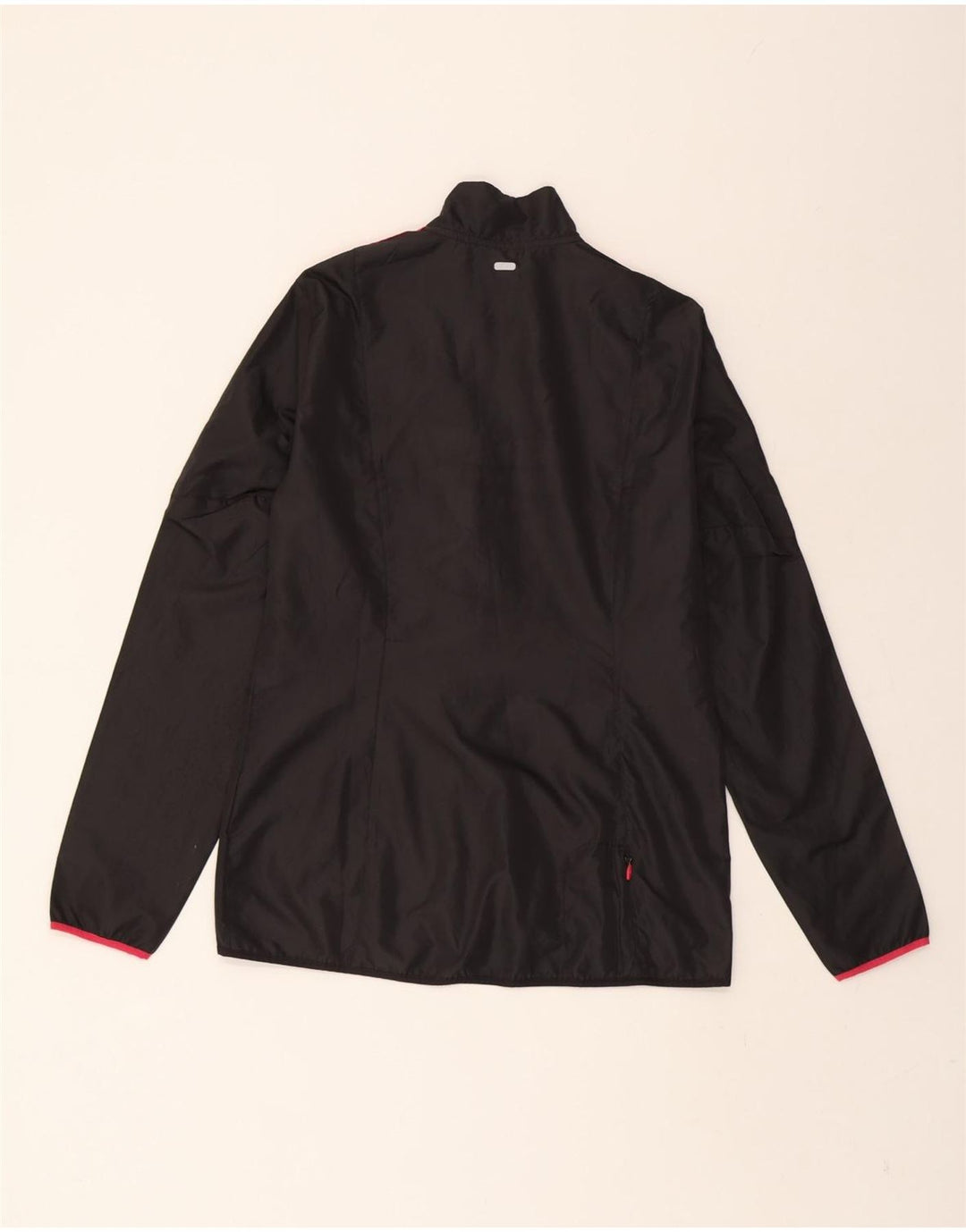 ADIDAS Womens Response Rain Jacket UK 12/14 Medium Black Polyester Vintage Adidas and Second-Hand Adidas from Messina Hembry 