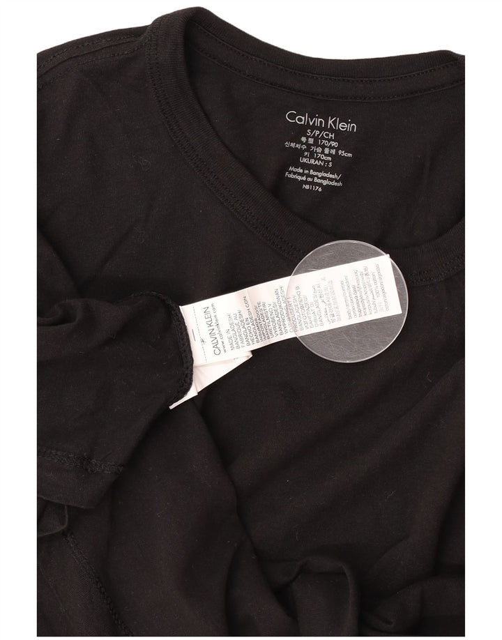 Calvin Klein T-Shirt Homme Petit Noir Coton