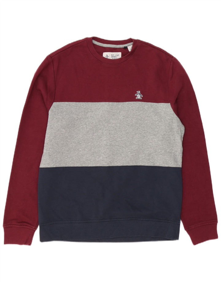 PENGUIN Sweat-Shirt Homme Multicolore Colorblock Coton Moyen
