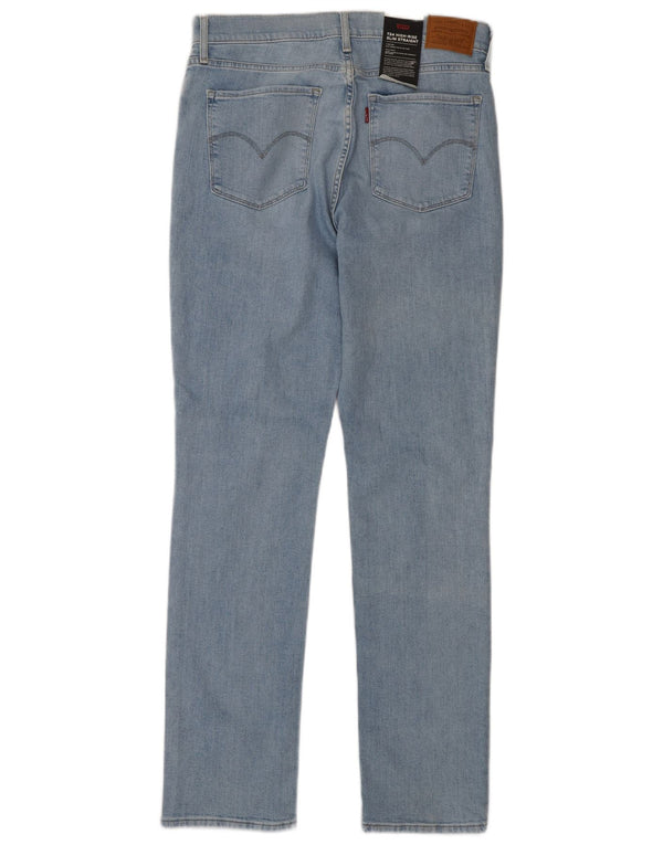 Levi's Jean Droit 724 Taille Haute Effet Déchiré Femme W30 L32 Bleu Coton