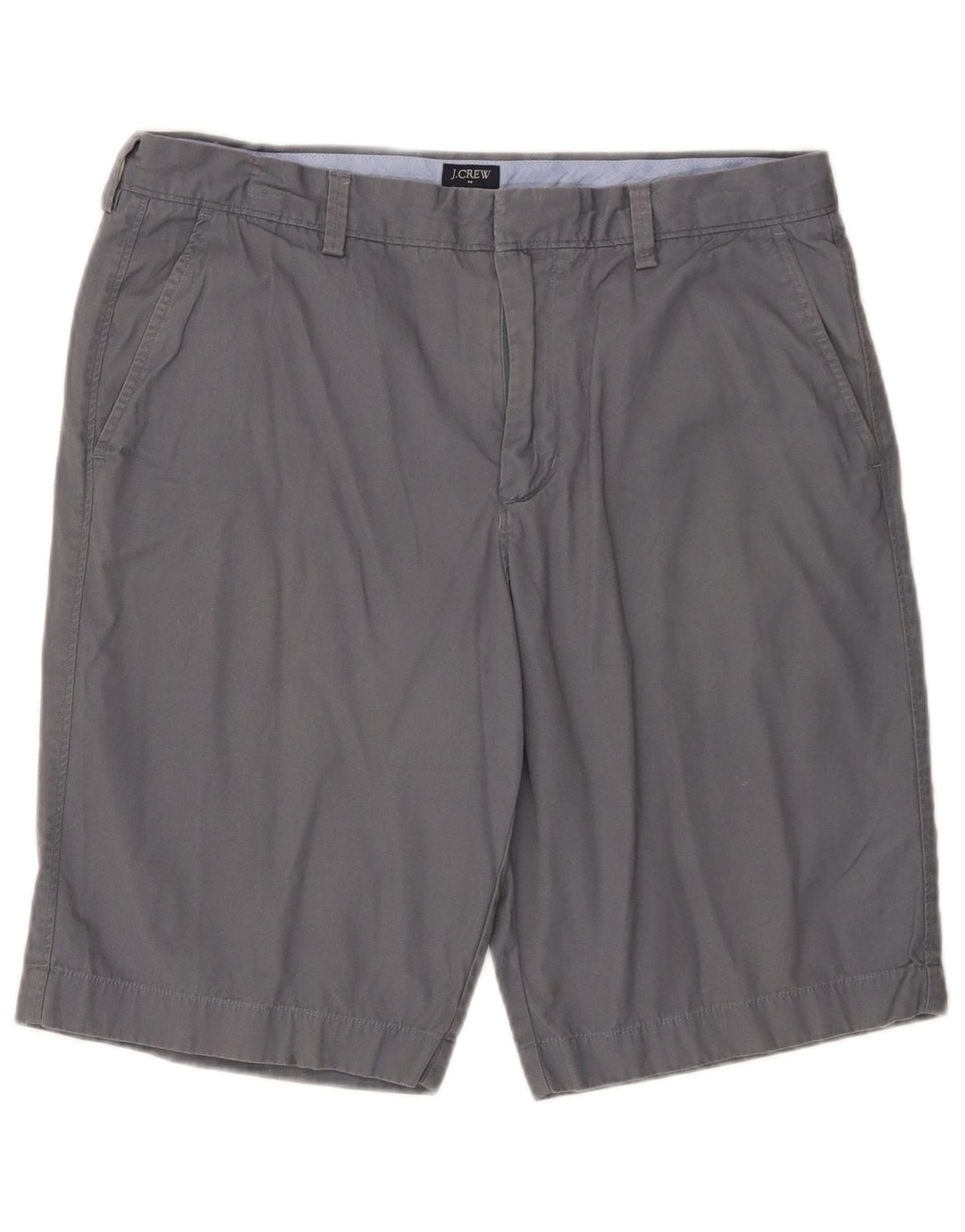 J. CREW Short chino Rivington W34 pour homme en coton gris moyen