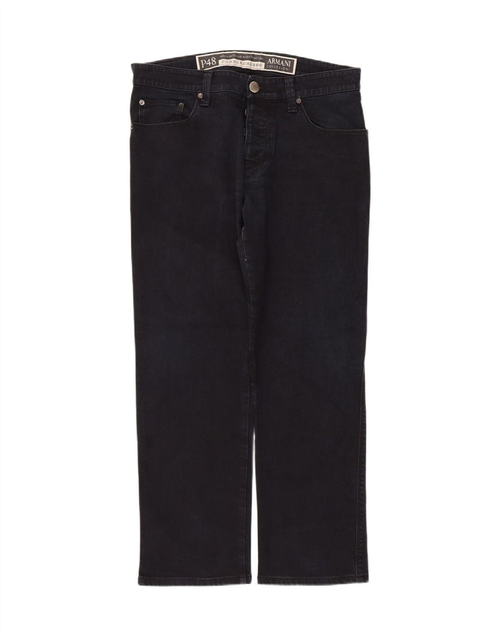 Armani Jean droit W32 L27 homme bleu marine