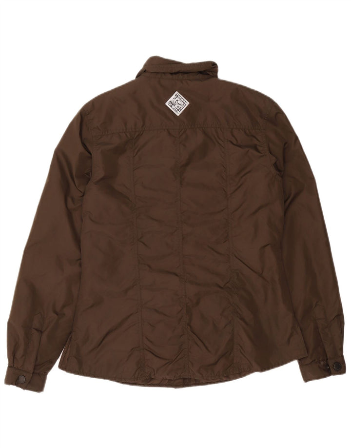 Tucano Urbano Veste Bomber Femme UK 14 Marron Moyen Polyester