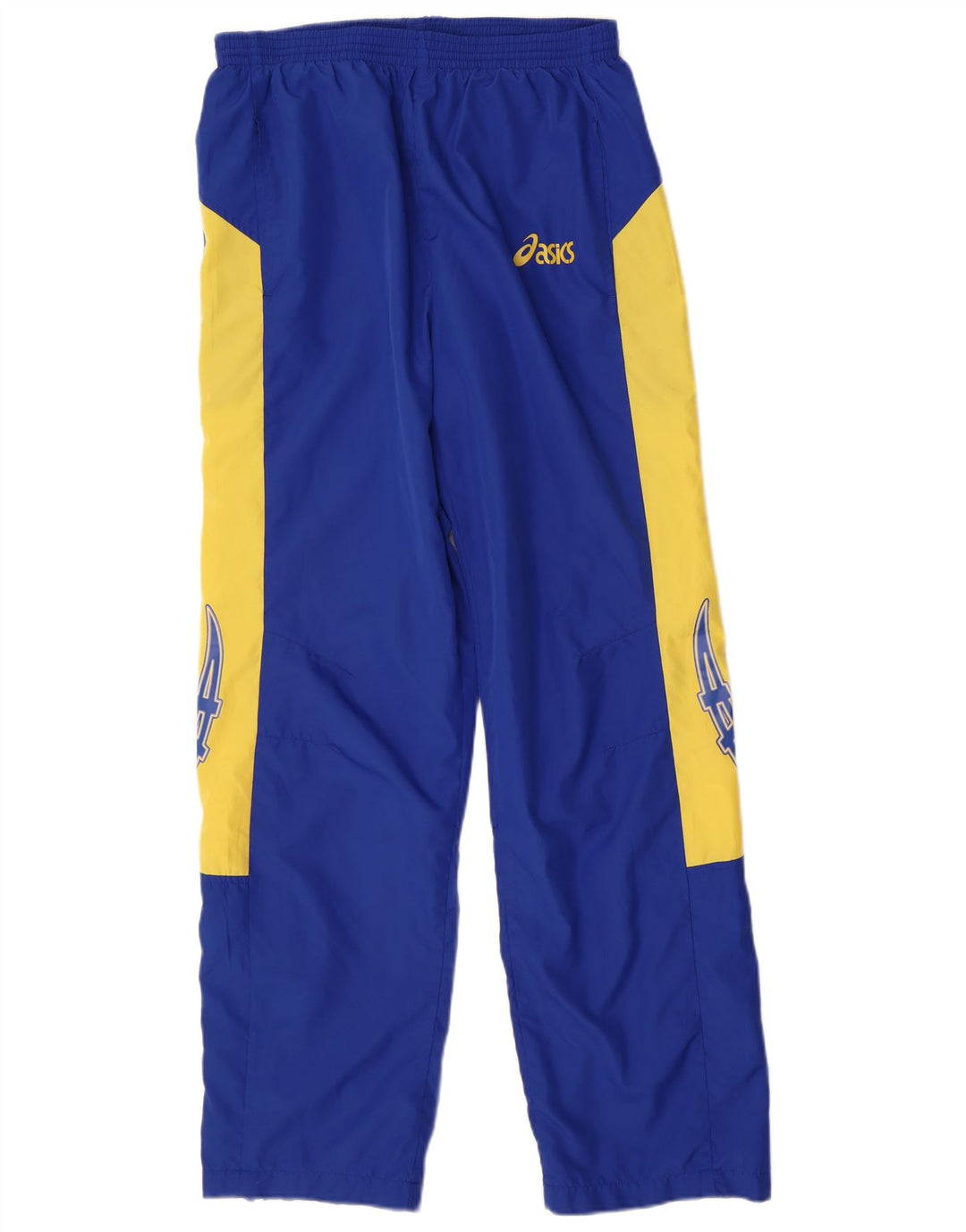 Asics Survêtement complet graphique pour hommes, grand bleu, polyester color block