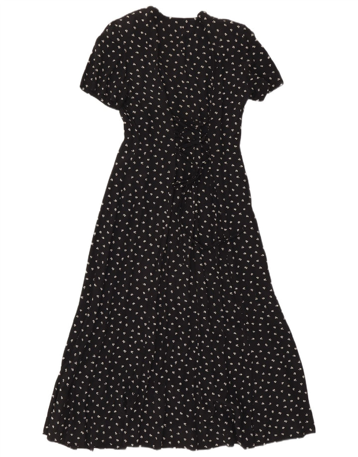 Superior Robe Maxi Femme IT 44 Medium Noir Floral