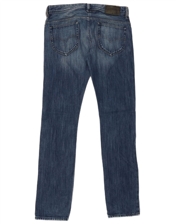 Diesel Jean Slim Thanaz Slim W29 L32 Homme Bleu Coton