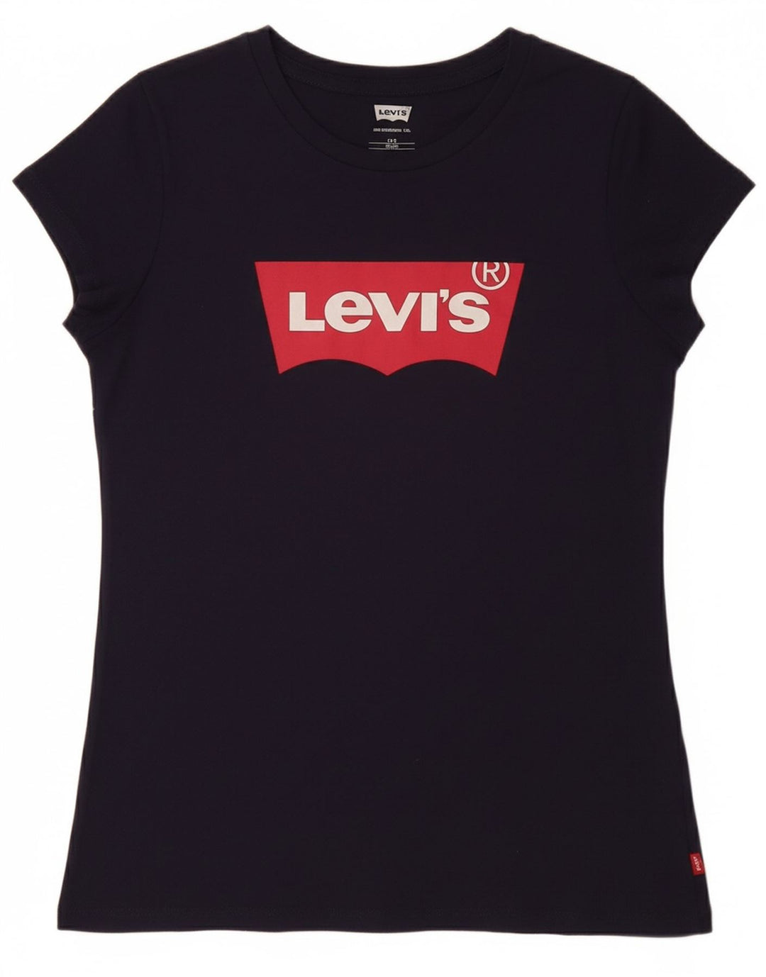 LEVI'S T-Shirt Graphique Fille 15-16 ans Bleu Marine Coton