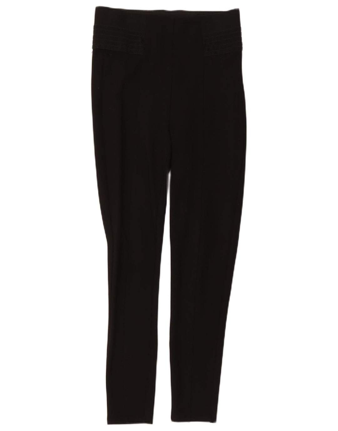 Zara Leggings Femme UK 12 Polyester Noir Moyen
