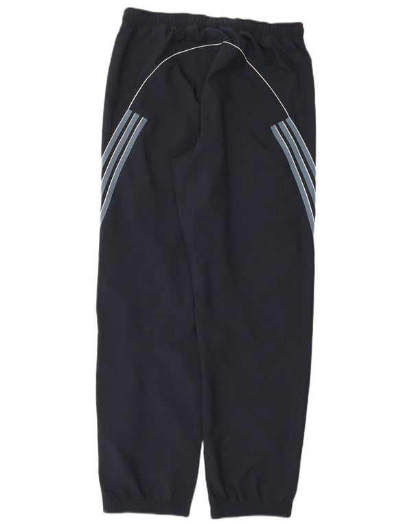 Adidas Pantalon de survêtement pour homme Joggers Large Polyester rayé bleu marine