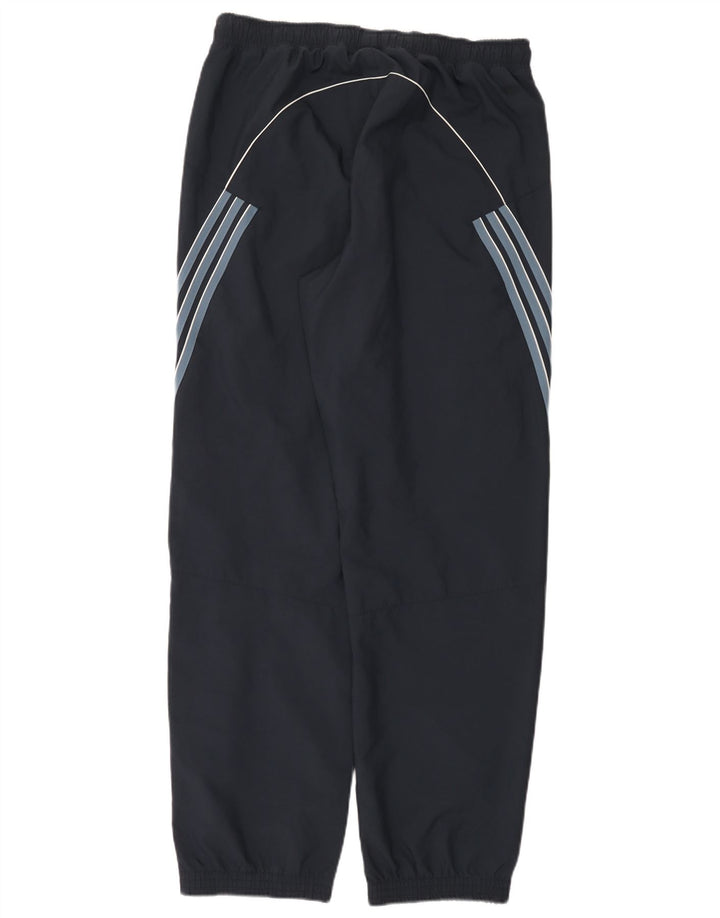 Adidas Pantalon de survêtement pour homme Joggers Large Polyester rayé bleu marine