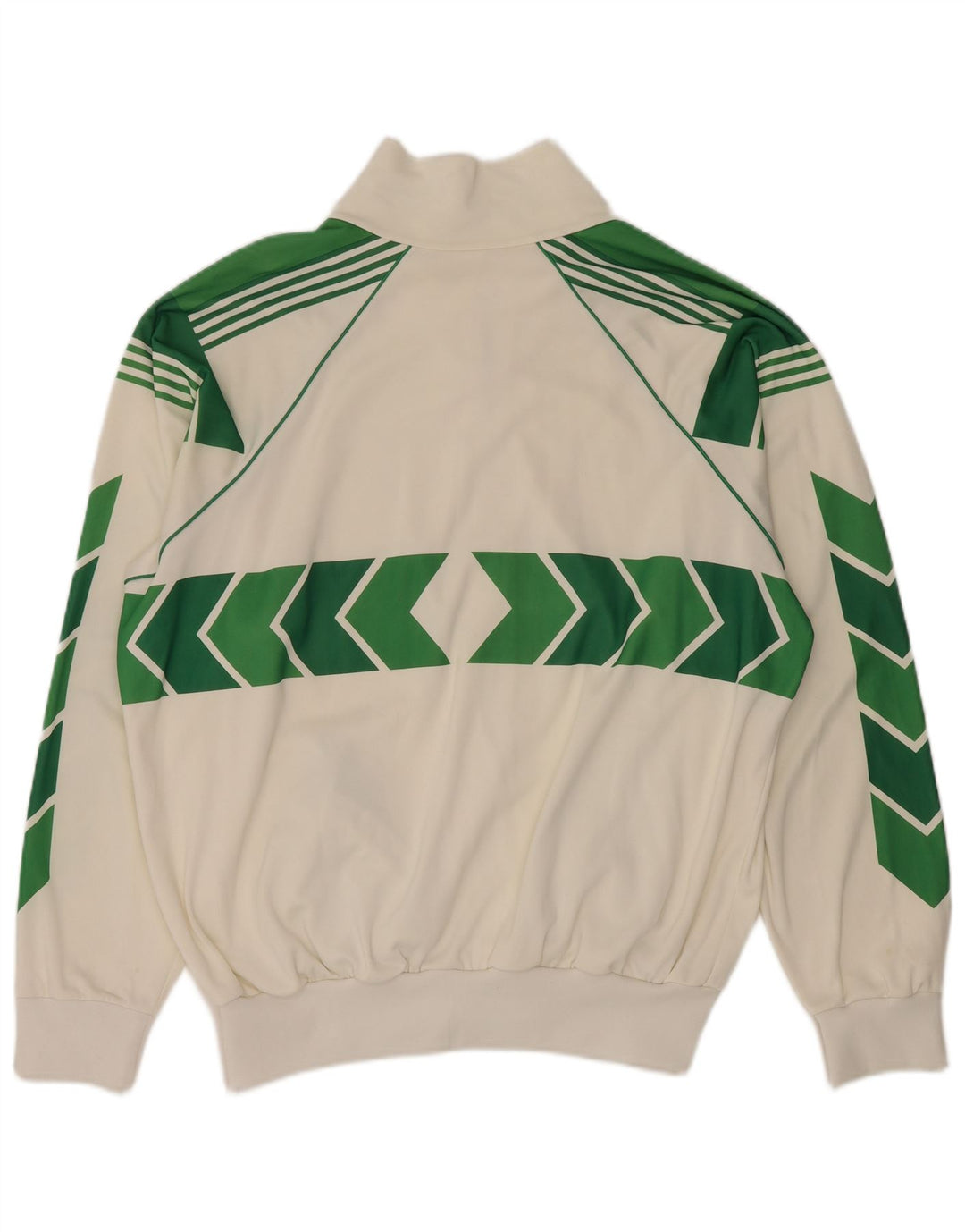 vintage Mens Survêtement Top Veste 2XL Blanc Colourblock Nylon