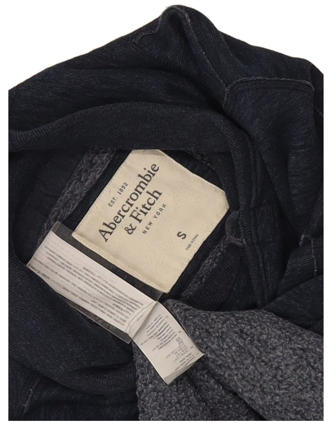 Abercrombie & Fitch Sweat-shirt pour homme Petit bleu marine moucheté