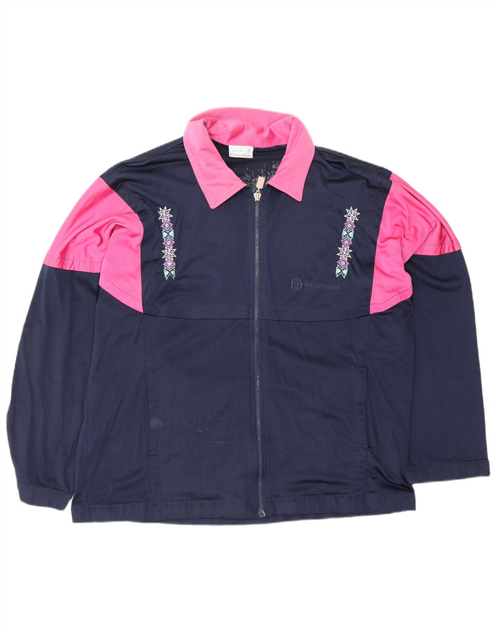 SERGIO TACCHINI Veste de Survêtement Graphique Homme Petit Bleu Marine