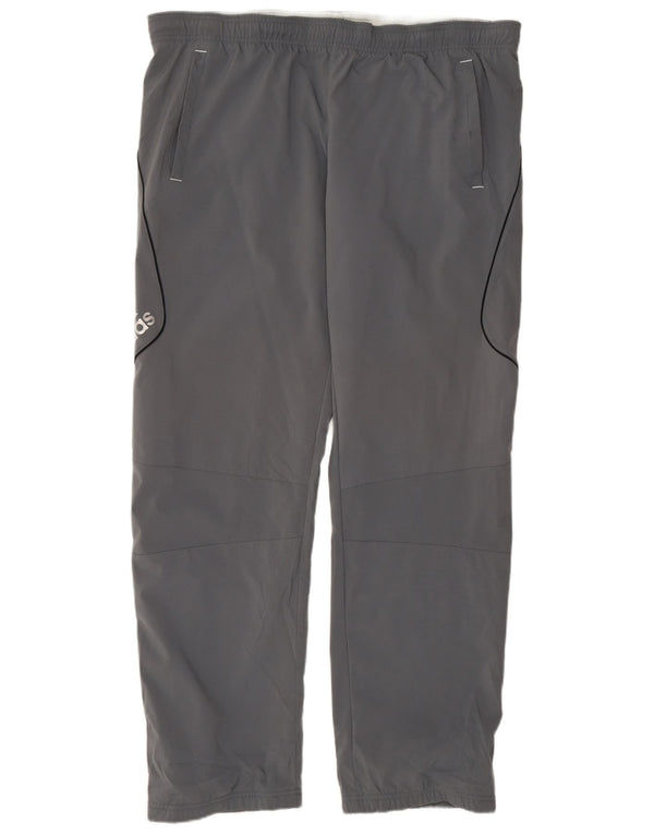 ADIDAS Pantalon de survêtement graphique pour hommes, grand gris, polyester