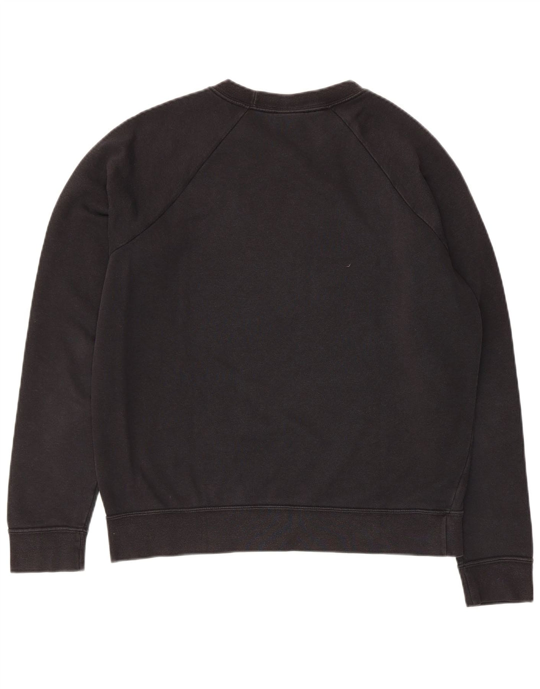 Nike Sweat-shirt graphique pour femme UK 14 en coton noir moyen