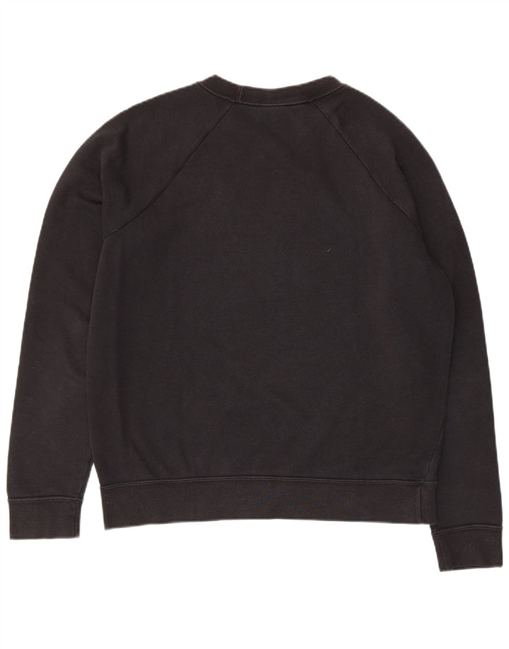 Nike Sweat-shirt graphique pour femme UK 14 en coton noir moyen