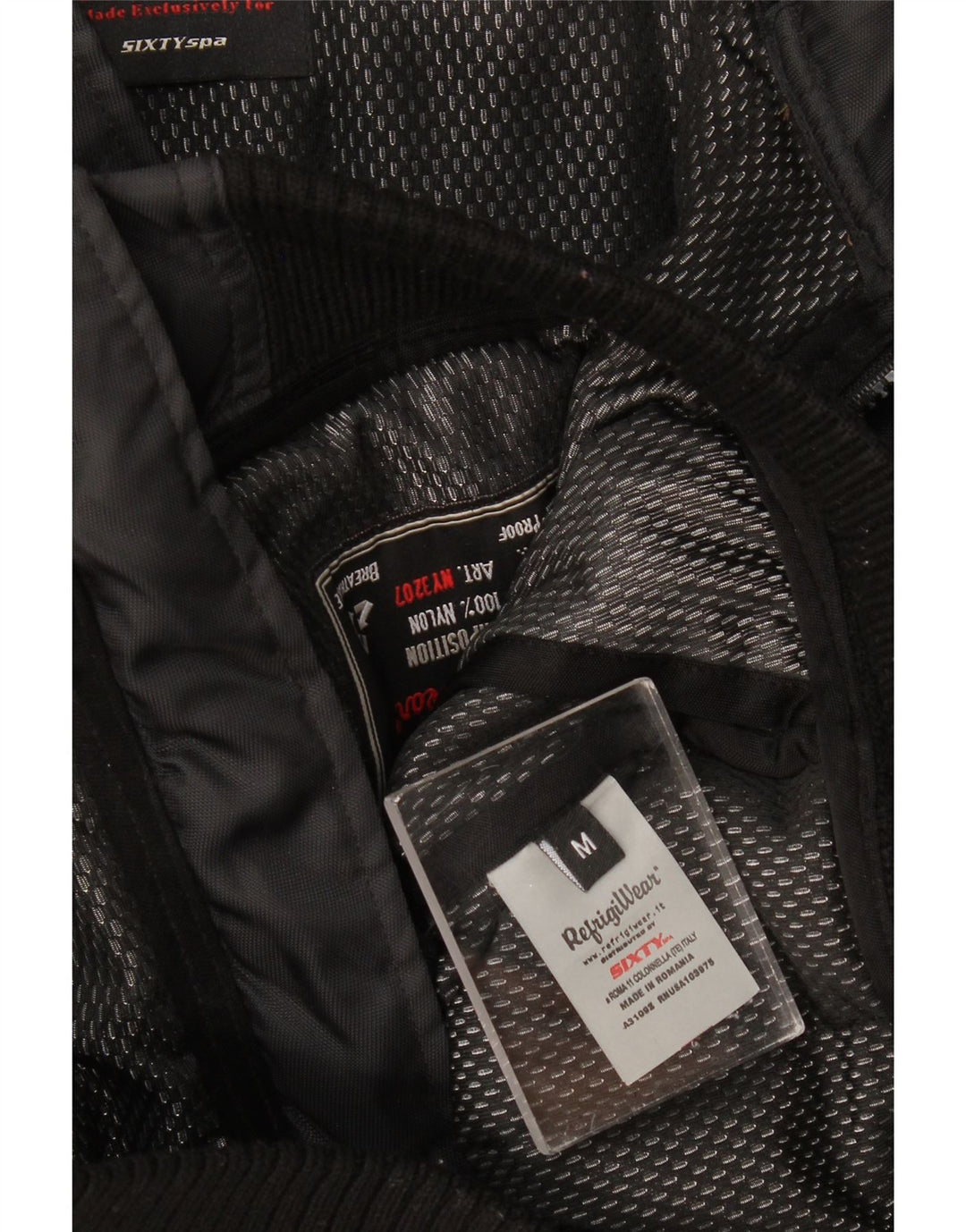 Refrigiwear Veste matelassée à capuche pour homme UK 38 Medium Noir Polyamide