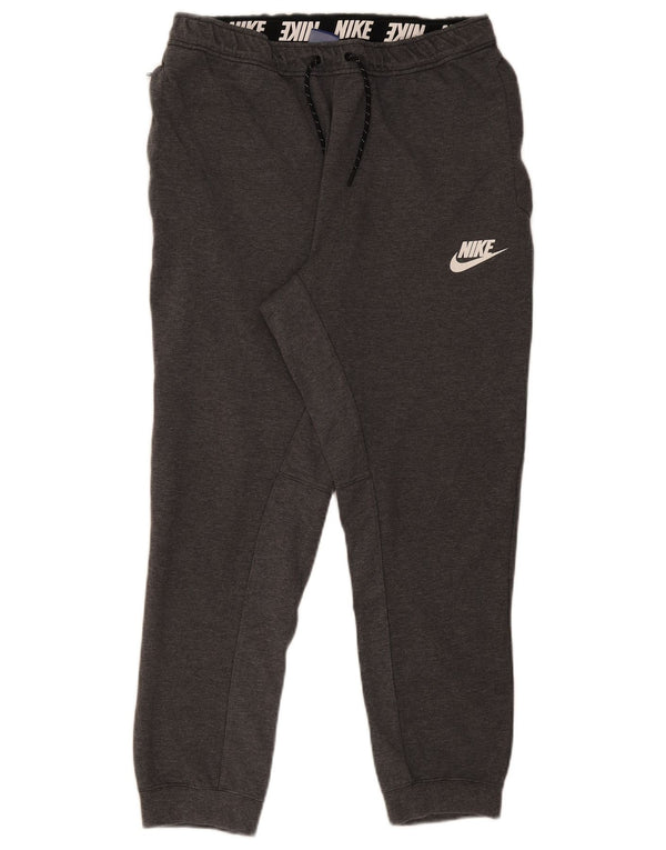 Nike Pantalon de survêtement pour homme en coton gris Taille L