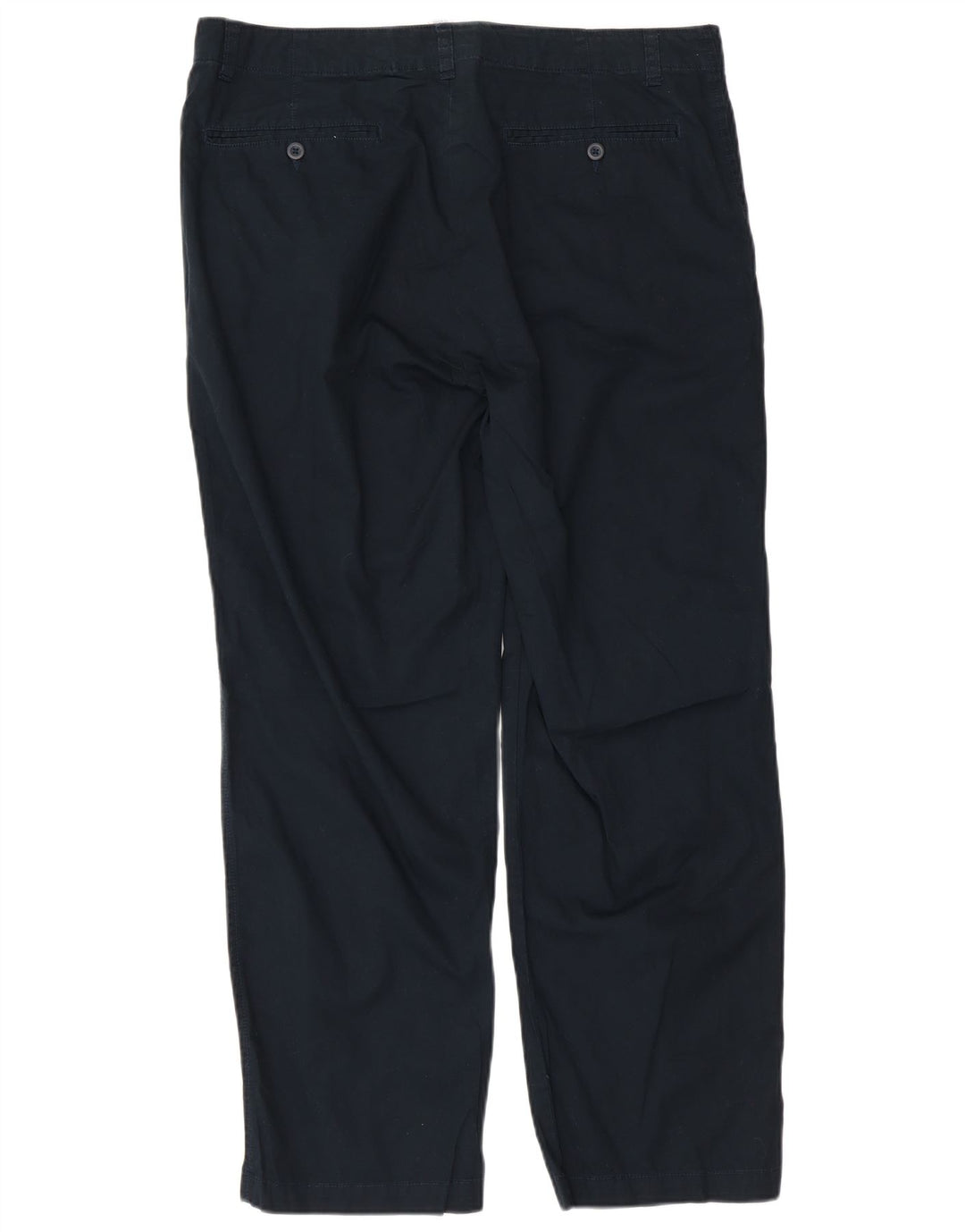 CALVIN KLEIN Pantalon Chino Droit Homme W36 L30 Bleu Marine Coton