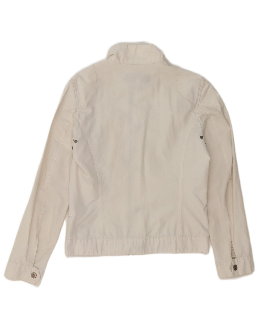 Rifle Womens Heritage Utility Jacket UK 12 Moyen Blanc Coton