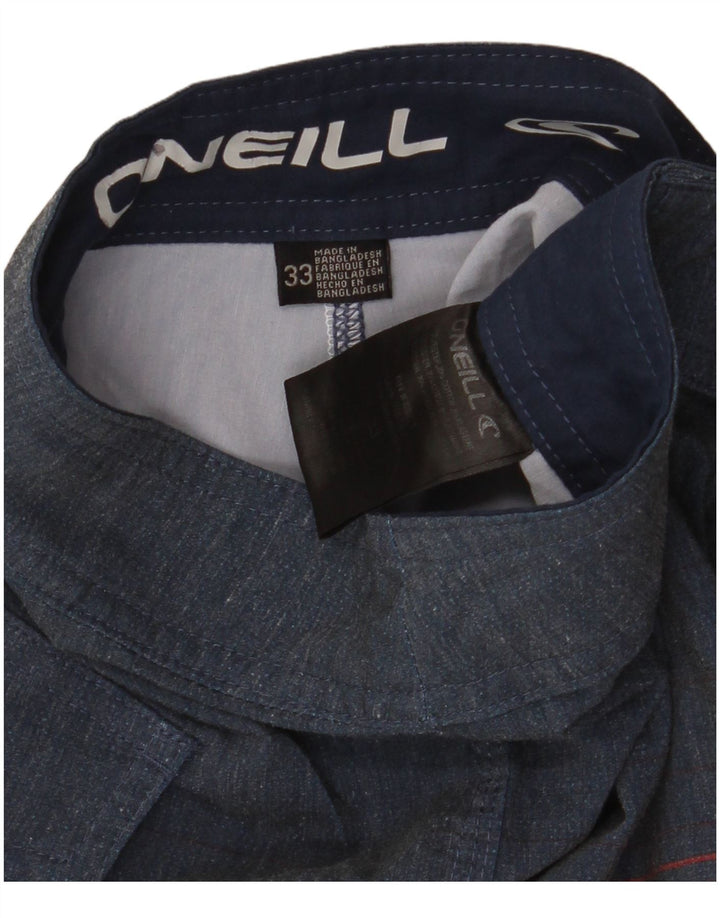 O'NEILL Short de Bain Homme Medium Bleu Marine Rayé Polyester