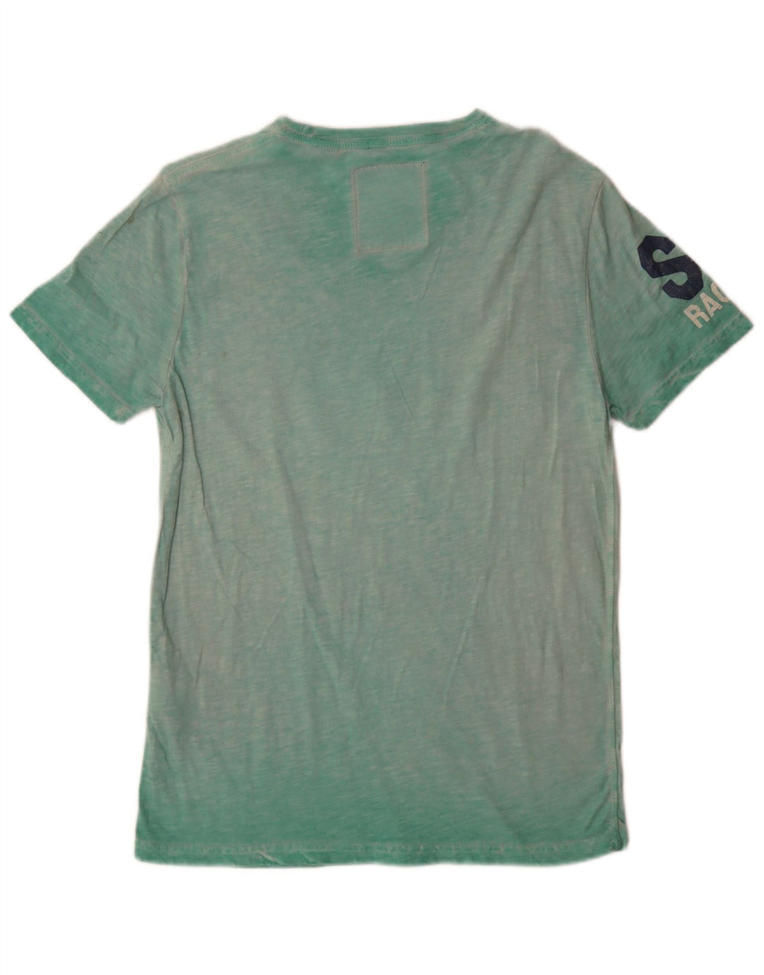 Superdry T-Shirt Graphique Homme Vert Moyen Coton