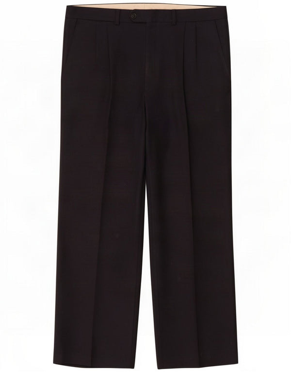 Pierre Cardin Pantalon de costume à chevilles pour femme IT 54 3XL W38 L30 Bleu marine