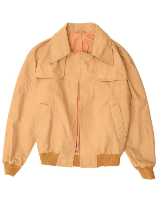 VINTAGE Ensemble 2 pièces pour femme UK 12 Medium W28 L34 Beige