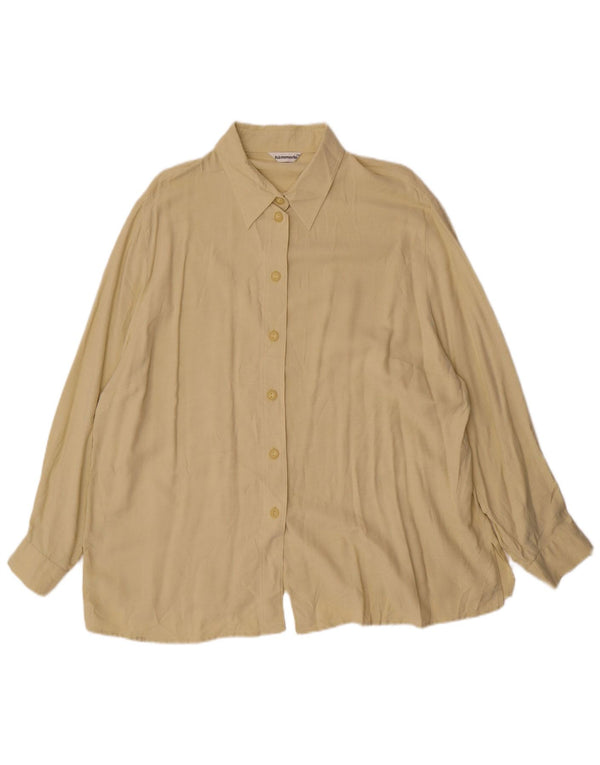 Hammerle Chemisier surdimensionné pour femme EU 50 3XL Beige Viscose