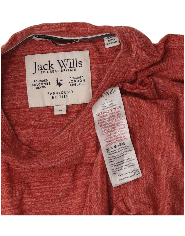 Jack Wills T-Shirt Homme Coton Rayé Marron Moyen