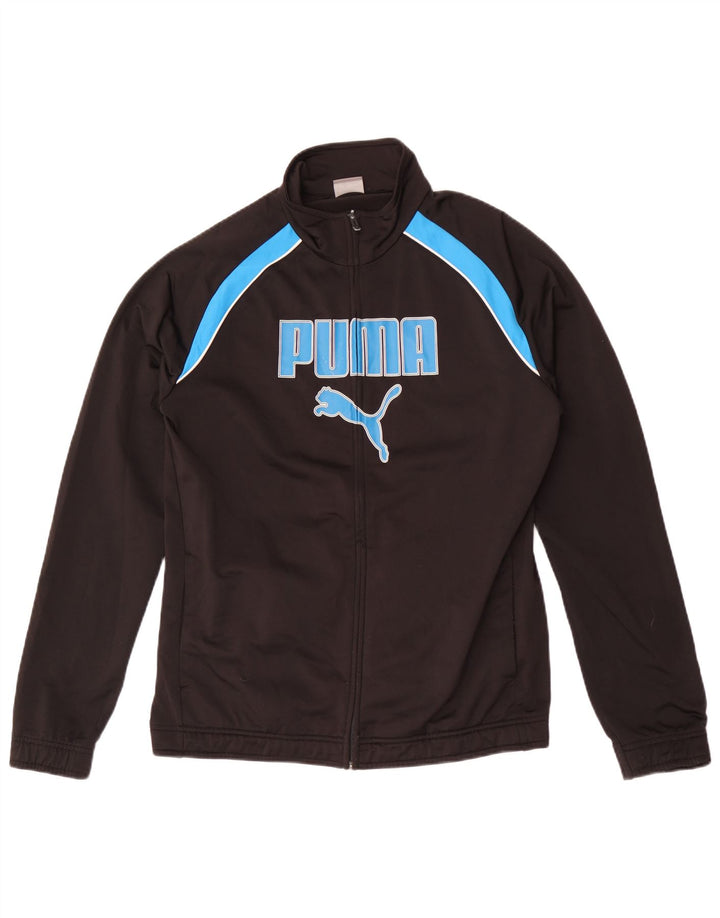 Puma Veste de Survêtement Graphique Homme Noir Moyen Polyester Colorblock