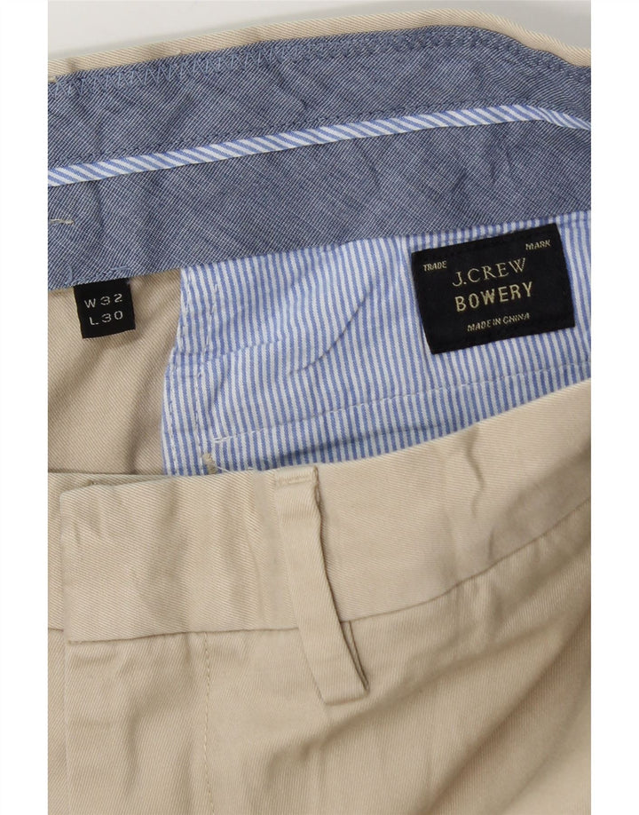 J. CREW Pantalon Chino Slim BOWERY Homme W32 L30 Coton Beige