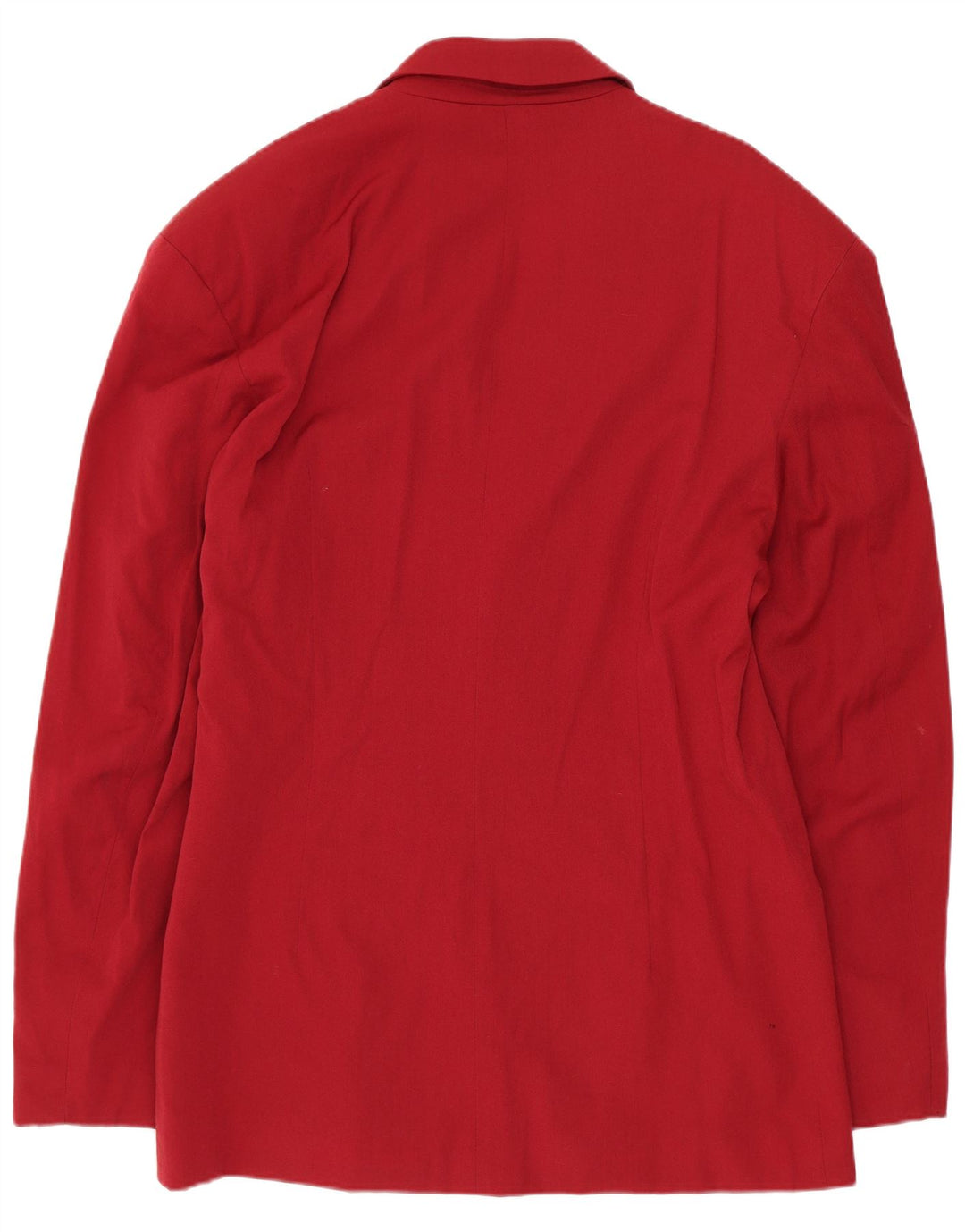 VINTAGE Veste Blazer 3 Boutons Homme IT 50 Grande Laine Rouge