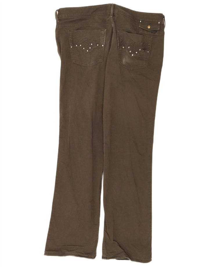Jean Bootcut Femme Diesel W33 L30 Kaki Coton