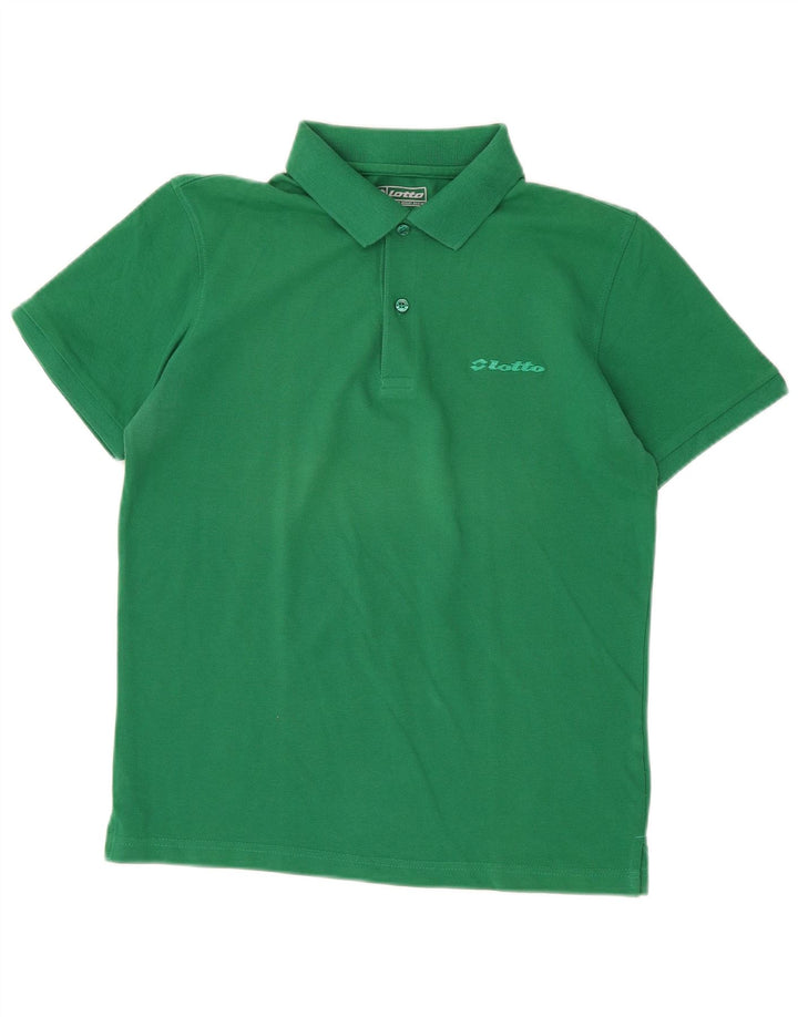 Lotto Polo Homme Petit Vert Coton
