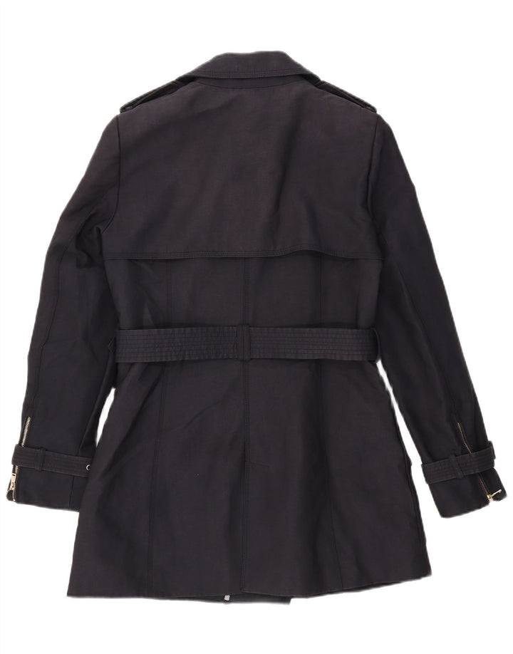 Zara Trench Femme UK 12 Bleu Marine Moyen