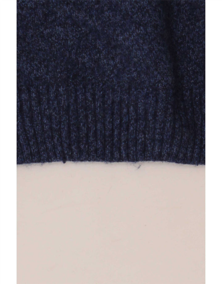 Refrigiwear Pull à col rond pour homme en laine bleu marine moyen