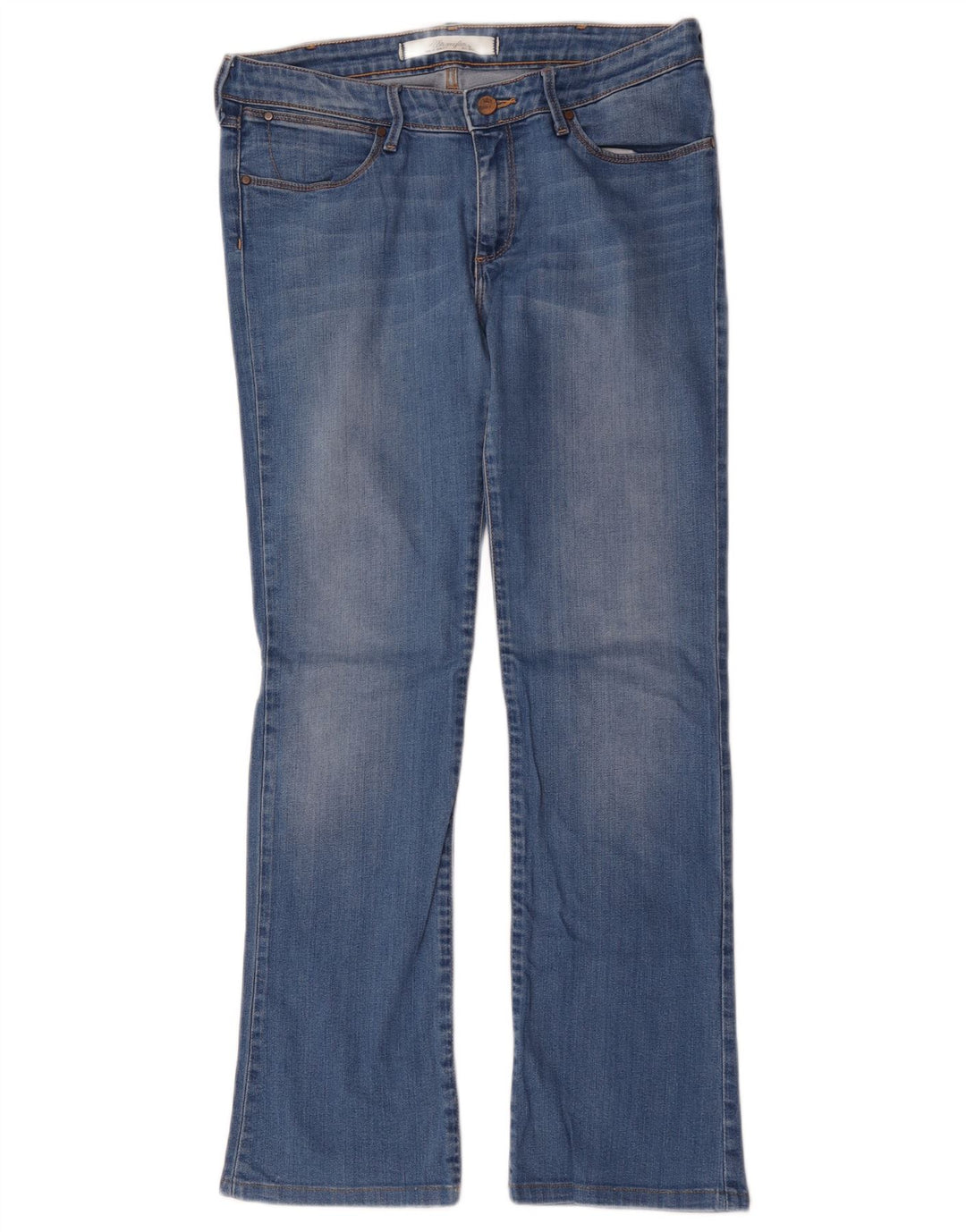 Wrangler Jean Bootcut Catrin Femme W31 L30 Bleu Coton