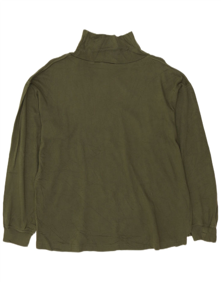 Dockers Haut à manches longues pour femme UK 44 Medium Kaki Coton
