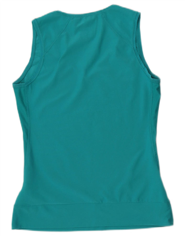 Nike Femme Dri Fit Débardeur UK 8/10 Petit Turquoise Polyester